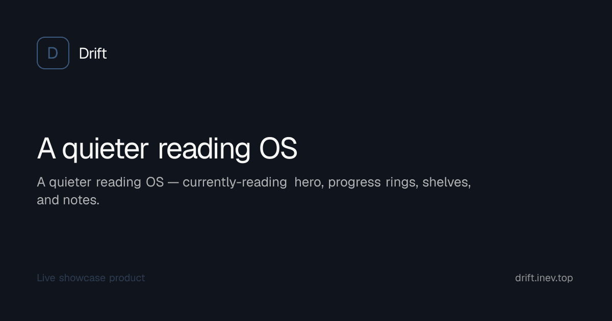 Drift — live product
